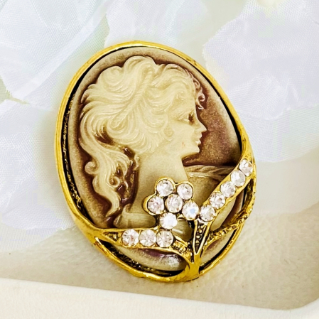 BROSE - Brosa Camee Aurie, Brosa Dama Femei