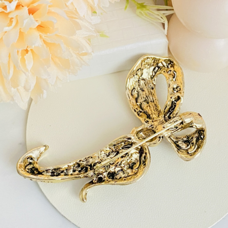 Brosa Aurie Fundita Cristale Colorate, Brosa Dama Femei [6]