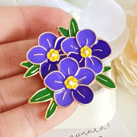 Brosa Floricele Mov, Brose Dama, Brose Elegante [1]