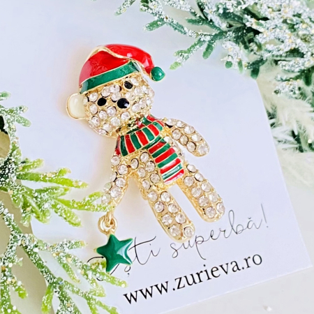 Brosa Ursulet Craciun, Brosa Statement, Brose Femei [5]