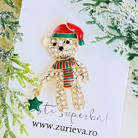 BROSE - Brosa Ursulet Craciun, Brosa Statement, Brose Femei