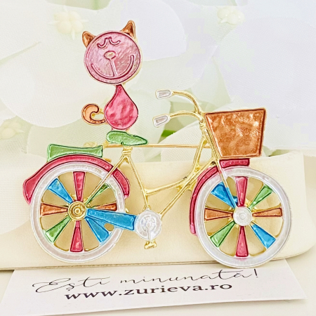 BROSE - Brosa Pisica pe Bicicleta, Brose Dama, Brose Elegante