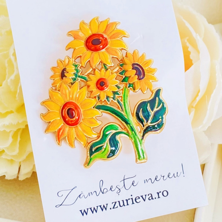 Brosa Floarea Soarelui, Brose Dama, Brose Flori [5]