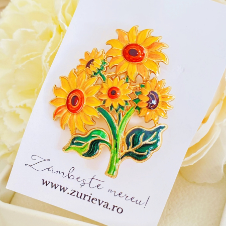 Brosa Floarea Soarelui, Brose Dama, Brose Flori [3]