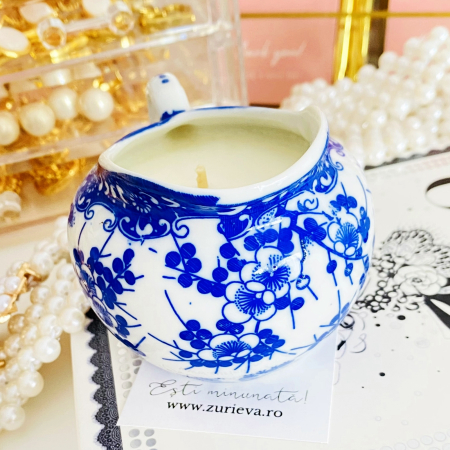 Lumanare Parfumata Lavanda & Santal, Lumanari Parfumate Ceara Soia Handmade [7]