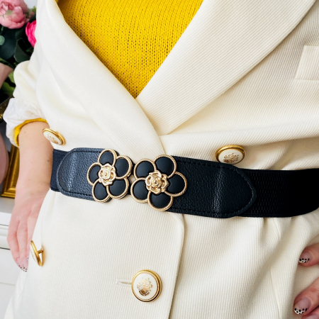 Centura Elastica - Catarama Aurie, Curea Dama, Curele Femei [3]