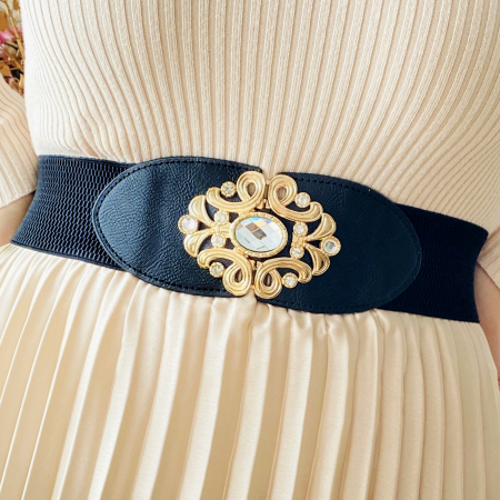 Centura Elastica - Catarama Aurie, Curea Dama, Curele Femei [2]