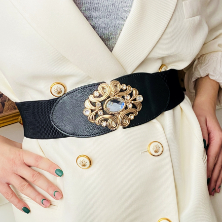 Centura Elastica - Catarama Aurie, Curea Dama, Curele Femei [5]