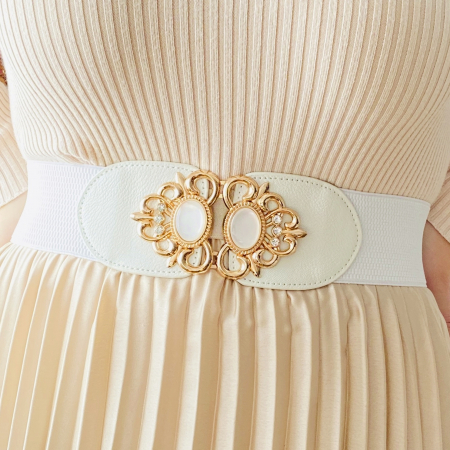 Centura Elastica - Catarama Aurie, Curea Dama, Curele Femei [3]