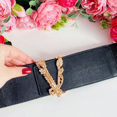 Centura Elastica - Catarama Aurie, Curea Dama, Curele Femei [6]