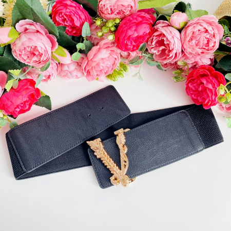 Centura Elastica - Catarama Aurie, Curea Dama, Curele Femei [4]