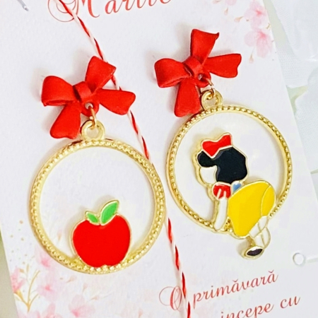 CERCEI - Cercei Alba ca Zapada, Cercei Dama, Bijuterii Femei