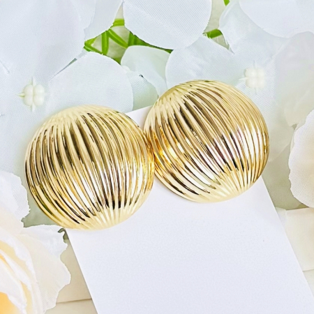 Cercei Clips Aurii, Cercei Dama, Bijuterii Femei [1]