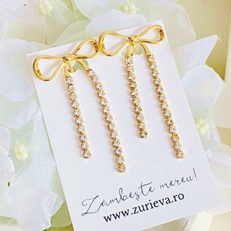 Cercei Clips Fundite Cristale, Cercei Dama, Bijuterii Femei [1]