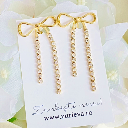 Cercei Clips Fundite Cristale, Cercei Dama, Bijuterii Femei [2]