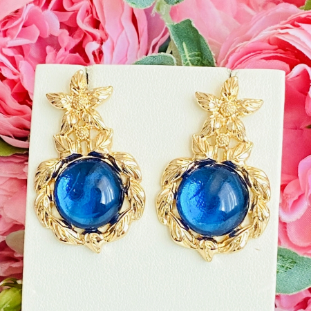 Cercei Iris - Albastru, Cercei Dama, Bijuterii Femei [2]