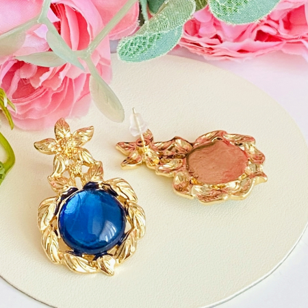 Cercei Iris - Albastru, Cercei Dama, Bijuterii Femei [5]