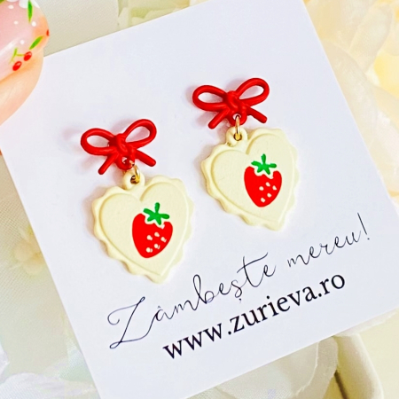 CERCEI - Cercei Capsuni & Fundite, Cercei Dama, Bijuterii Femei