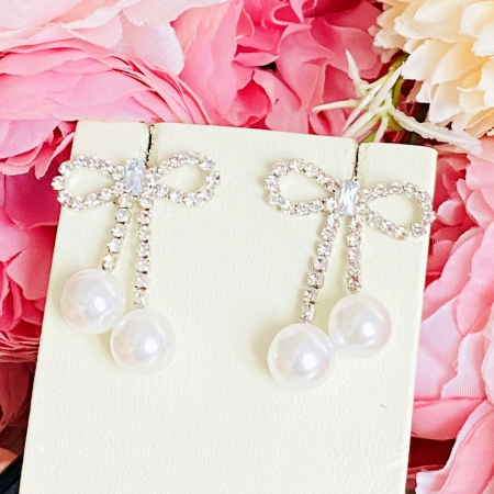 Cercei Fundite Argintii, Cercei Dama, Bijuterii Femei [1]