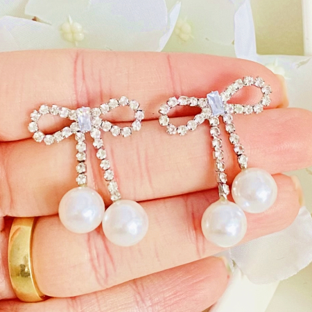 Cercei Fundite Argintii, Cercei Dama, Bijuterii Femei [2]