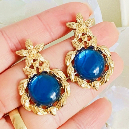 Cercei Iris - Albastru, Cercei Dama, Bijuterii Femei [3]