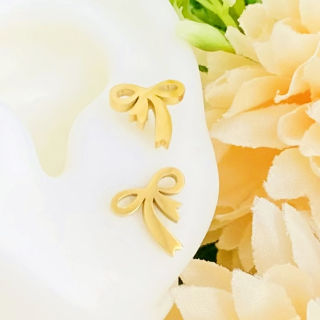 Cercei Mini Fundite - Otel Inoxidabil, Cercei Surub, Cercei Dama, Bijuterii Inox [2]