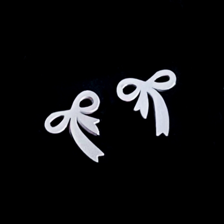 Cercei Fundite Argintii - Otel Inoxidabil, Cercei Surub, Cercei Dama, Bijuterii Inox [2]