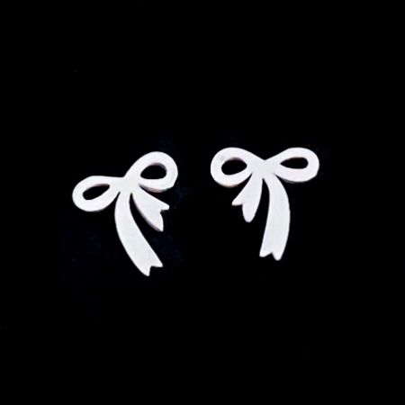 BIJUTERII OTEL INOXIDABIL - Cercei Fundite Argintii - Otel Inoxidabil, Cercei Surub, Cercei Dama, Bijuterii Inox