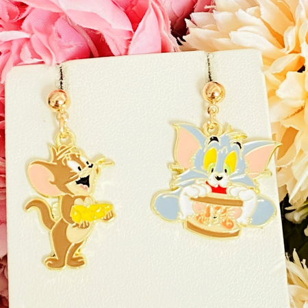 BIJUTERII - Cercei Tom & Jerry, Cercei Dama, Bijuterii Femei