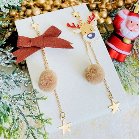 BIJUTERII - Cercei Ren & Funda Maro, Cercei Secret Santa, Cercei Dama