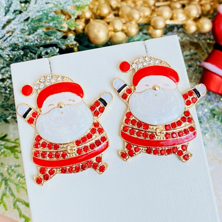 Cercei Mos Craciun Grasut, Cercei Secret Santa, Cercei Dama [1]