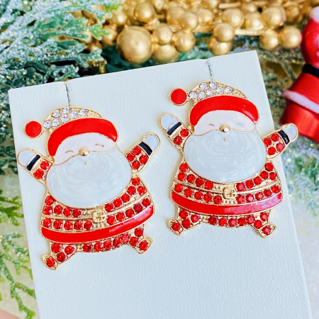 Cercei Mos Craciun Grasut, Cercei Secret Santa, Cercei Dama [5]