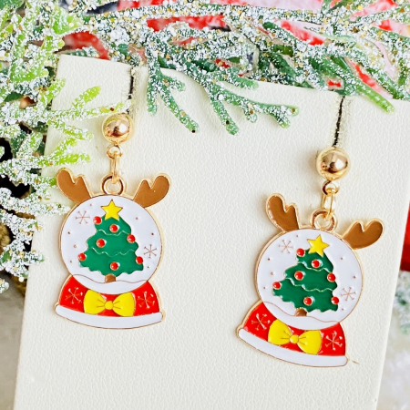Cercei Glob Craciun, Cercei Craciun Secret Santa, Cercei Dama [4]