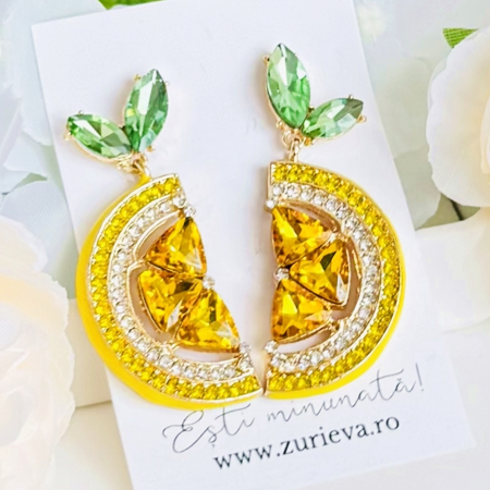 Cercei Lamai Cristale, Cercei Dama, Bijuterii Femei [1]