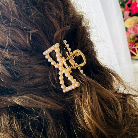 Clama Perle, Agrafa de Par, Accesorii Par, Clama metal [5]