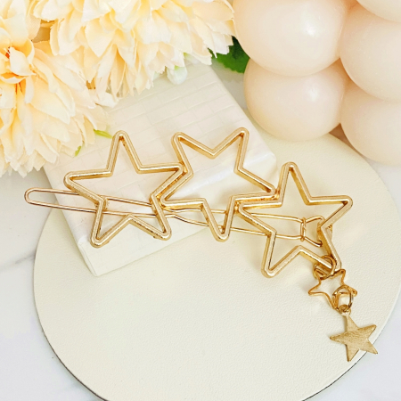 Clama Stele Aurii, Agrafa de Par, Accesorii Par, Clama metal [3]