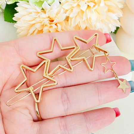 Clama Stele Aurii, Agrafa de Par, Accesorii Par, Clama metal [4]