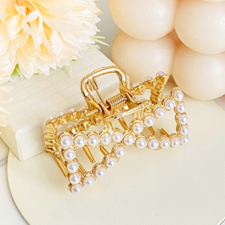 Clama Perle, Agrafa de Par, Accesorii Par, Clama metal [6]