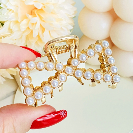 Clama Perle, Agrafa de Par, Accesorii Par, Clama metal [4]