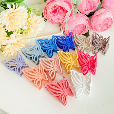 ACCESORII PAR - Clama Par Fluture Colorat, Accesorii Par, Clame de Par