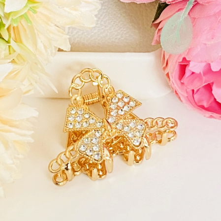 Clama Par Aurie Mini - Funda Cristale, Accesorii Par, Clame de Par [3]