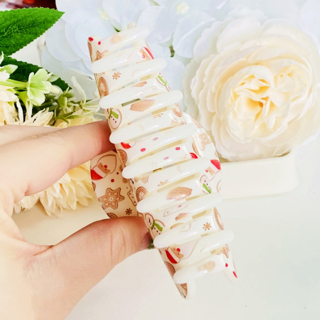 Clama Par Turta Dulce Craciun, Agrafa de Par, Accesorii Par [6]