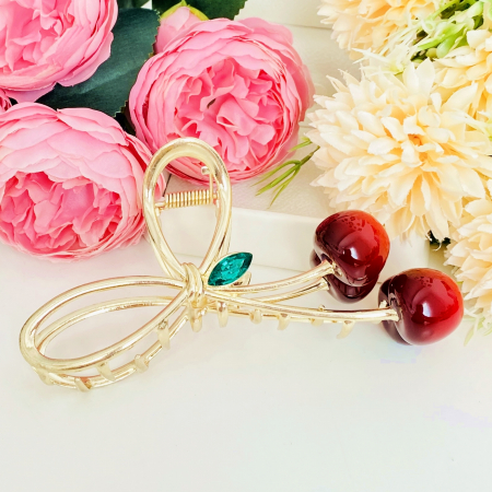 ACCESORII PAR - Clama Par Cirese, Agrafa de Par, Accesorii Par, Clama