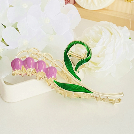 Clama Par Lacramioara Mov, Agrafa de Par, Accesorii Par [4]