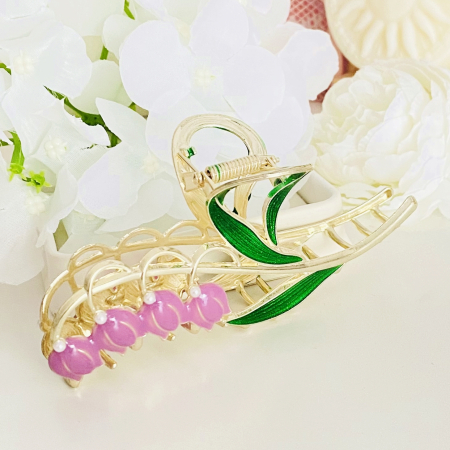 Clama Par Lacramioara Mov, Agrafa de Par, Accesorii Par [5]