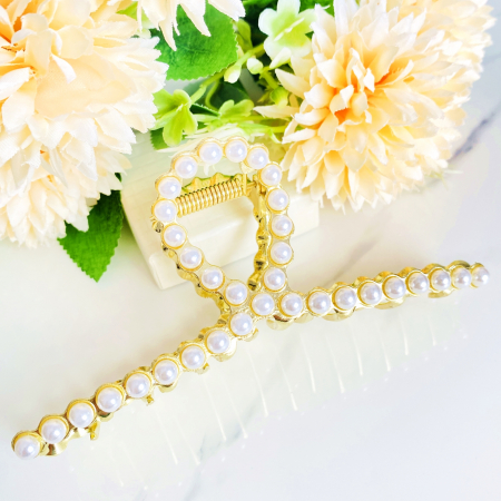 Clama Aurie Par, Agrafa de Par, Accesorii Par, Clama Metal [6]