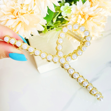 Clama Aurie Par, Agrafa de Par, Accesorii Par, Clama Metal [4]