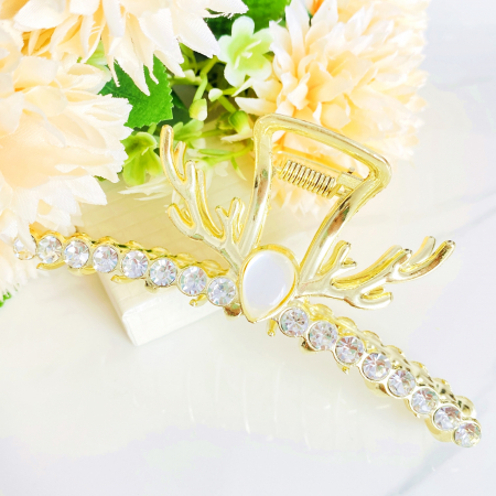 Clama Aurie Ren, Agrafa de Par, Accesorii Par, Clama Metal [6]