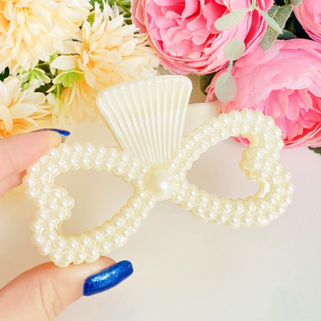 Clama Par Alba - Infinit Inimi, Accesorii Par, Clame de Par [2]