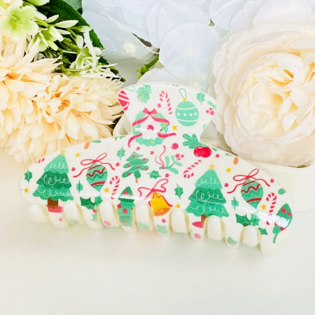 Clama Par Brad Craciun, Agrafa de Par, Accesorii Par [1]